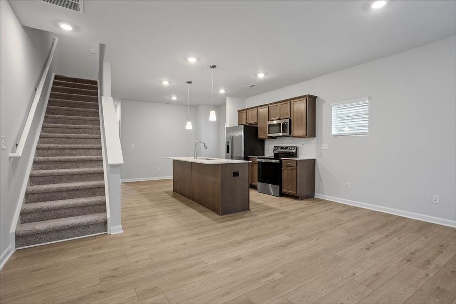 Furnished interior view inside a new home in Renaissance at White Oak, Garner (Image 5).