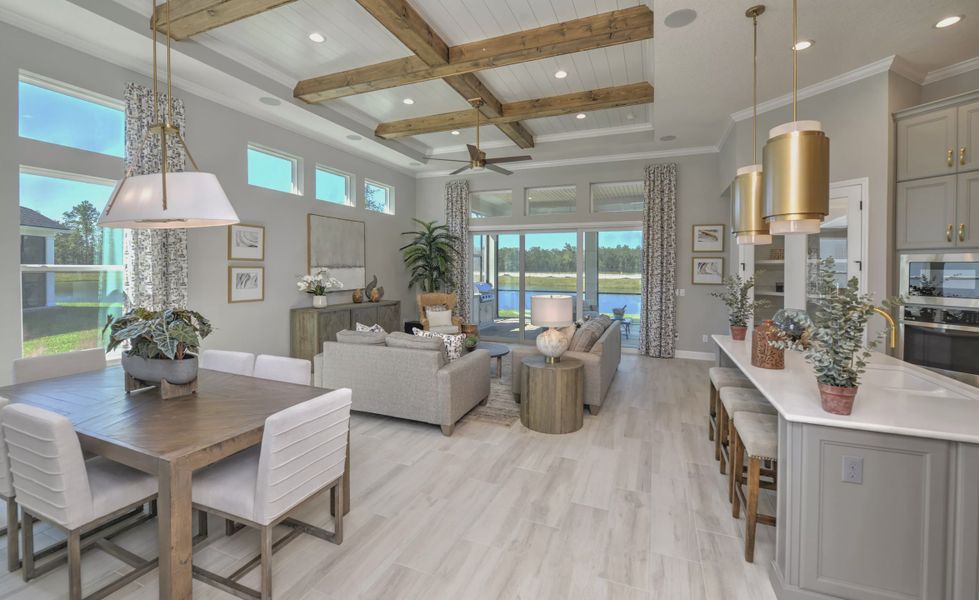 Furnished interior view inside a new home in Courtney Chase, St. Augustine (Image 4). Furnished interior view inside a new home in Courtney Chase, St. Augustine (Image 4).