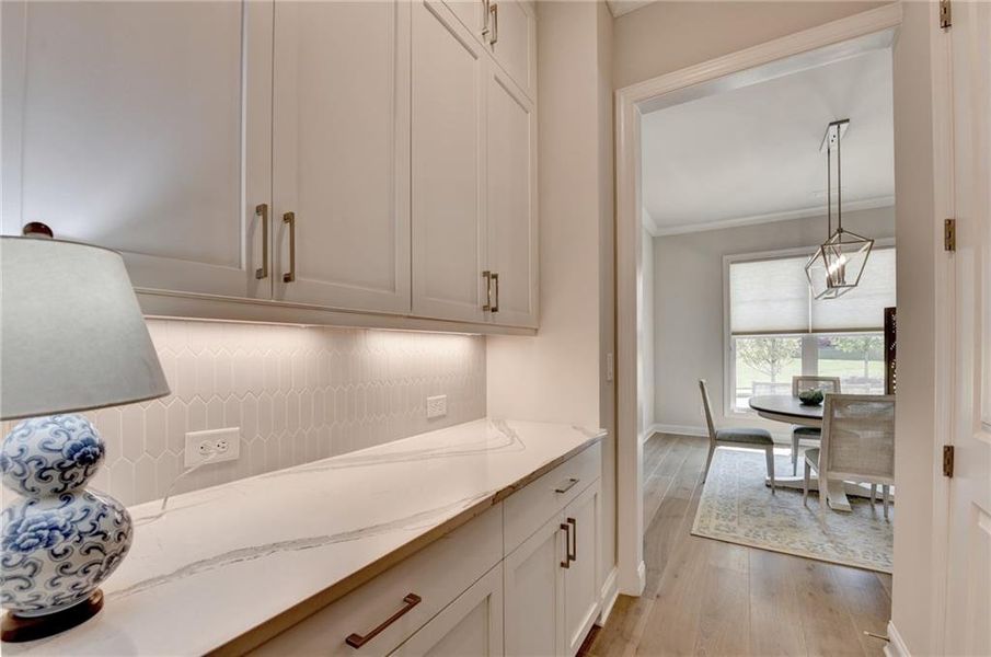 Furnished interior view inside a new home in , Canton (Image 38).