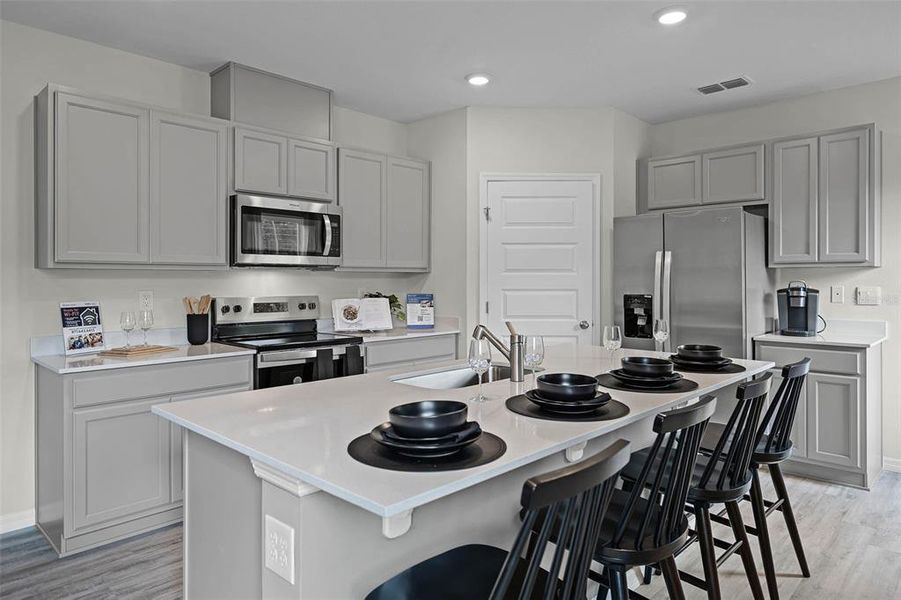 Furnished interior view inside a new home in , Lakeland (Image 6).