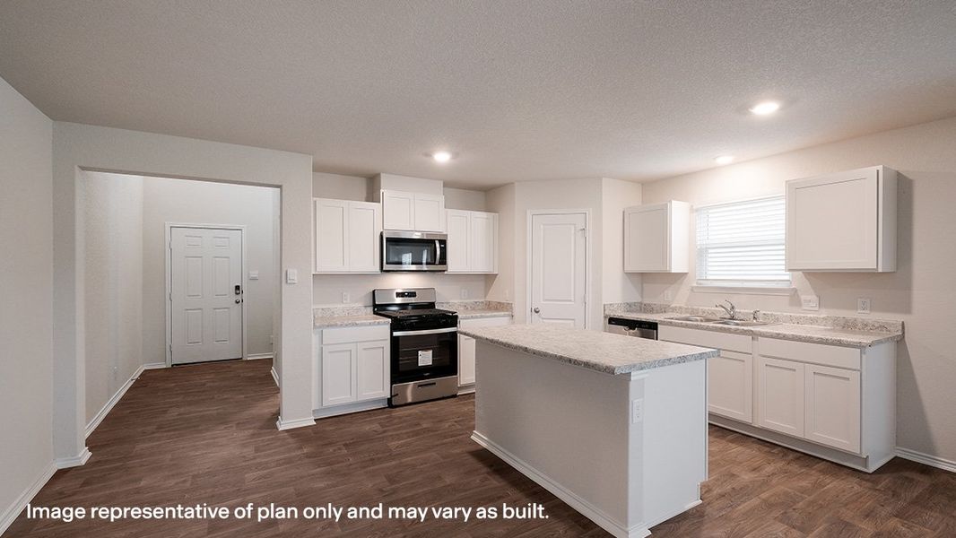 Furnished interior view inside a new home in Redbird Ranch, San Antonio (Image 3).