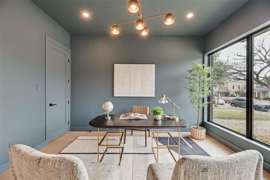 Furnished interior view inside a new home in , Dallas (Image 31).