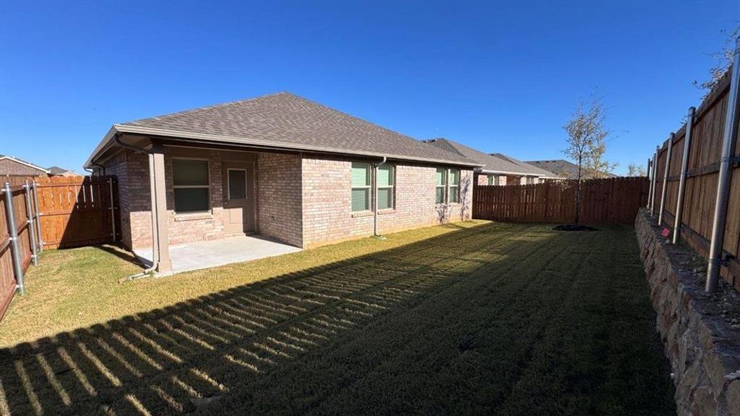 Exterior details and patio area of a home in Meadowbrook Estates, Cleburne (Image 3). Exterior details and patio area of a home in Meadowbrook Estates, Cleburne (Image 3).