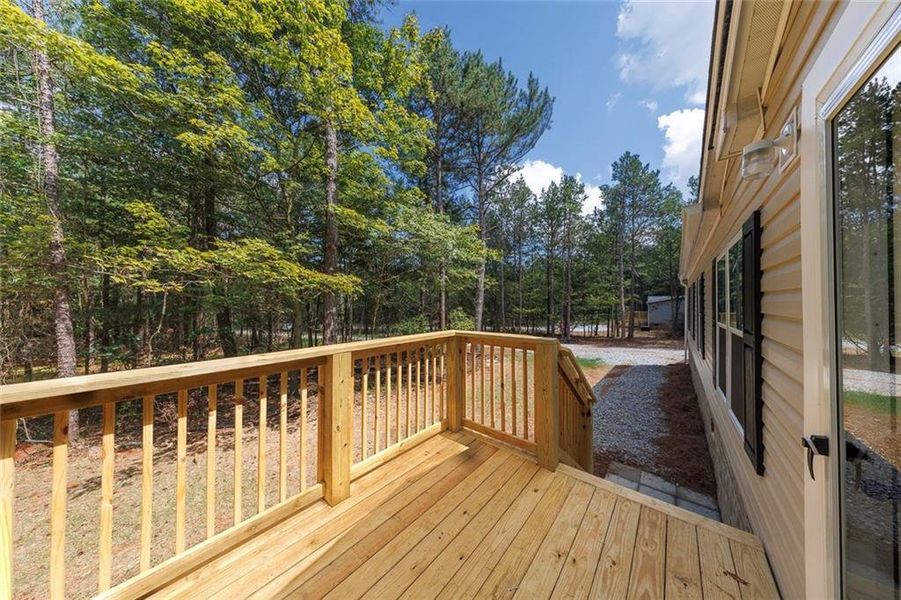 Exterior details and patio area of a home in , Maysville (Image 24).