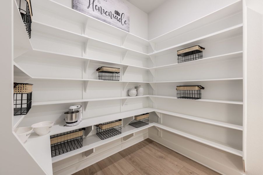 Representative furnished interior of a home built from the Meritage by Tri Pointe Homes in Legacy Grove, Montgomery (Image 89).