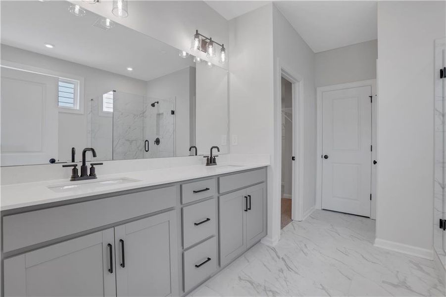Furnished interior view inside a new home in Wisteria at GreenHouse, Marietta (Image 6).