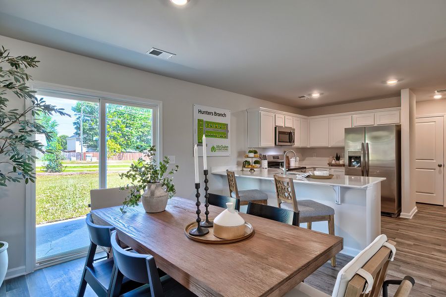 Representative furnished interior of a home built from the Poplar A by McGuinn Homes in Reserve at Mill Creek, Columbia (Image 12).