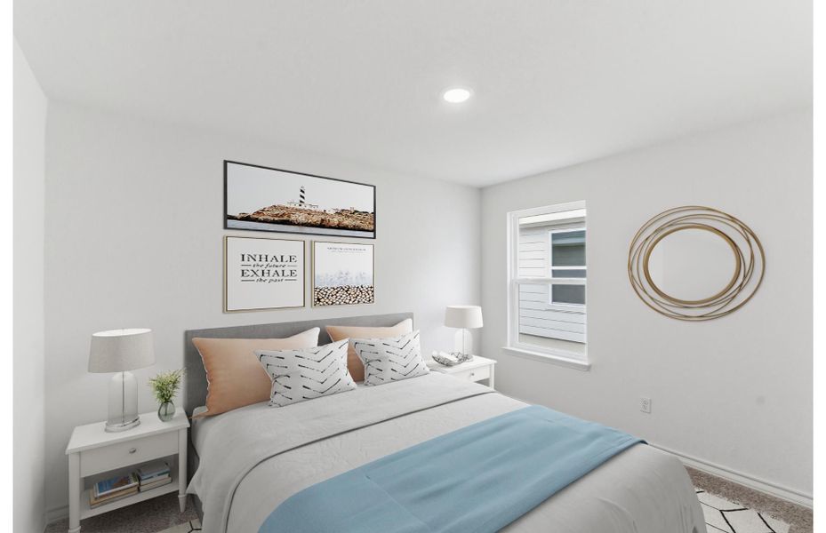 Representative furnished interior of a home built from the Livingston by Centex in Lily Springs, Seguin (Image 7).