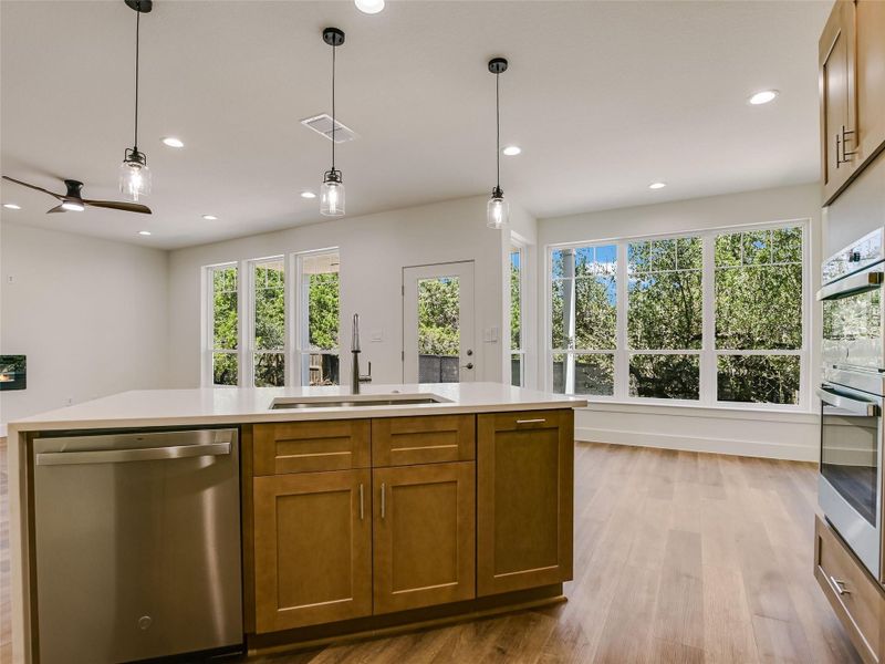 Furnished interior view inside a new home in , Wimberley (Image 10).
