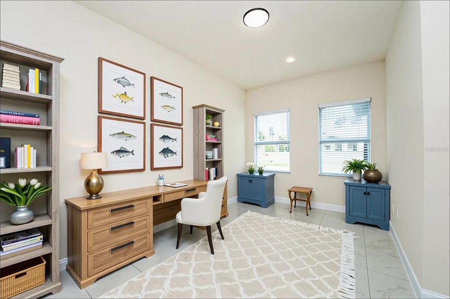 Furnished interior view inside a new home in , Deland (Image 6).