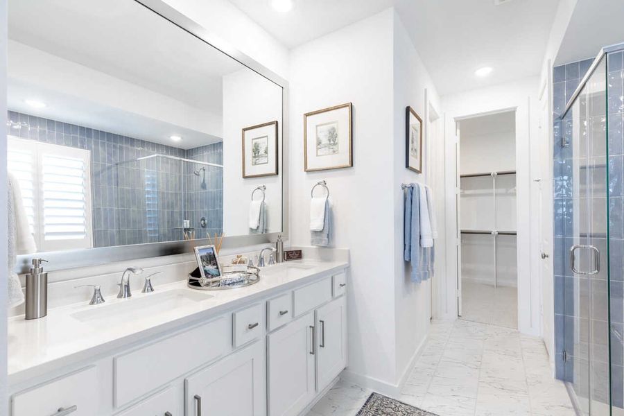 Representative Primary Bathroom - some options shown