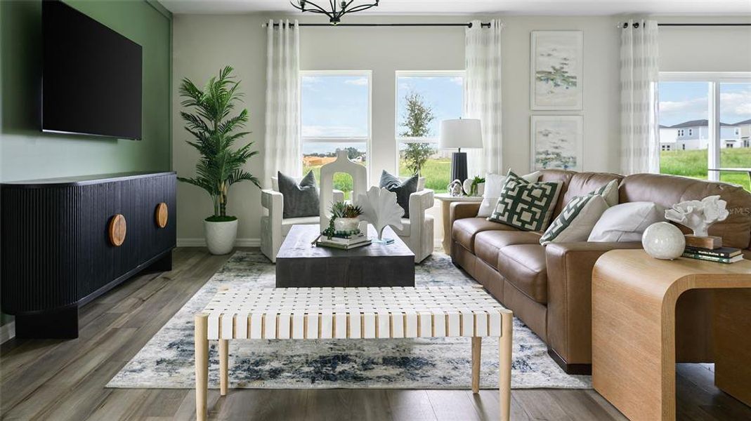 Furnished interior view inside a new home in Villa Mar, Winter Haven (Image 3).