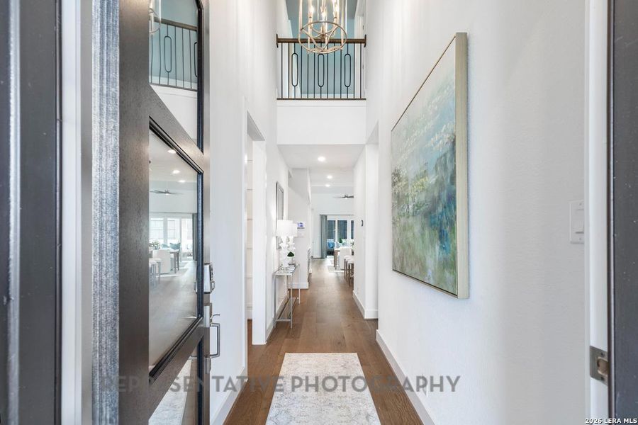 Furnished interior view inside a new home in Davis Ranch, San Antonio (Image 38).