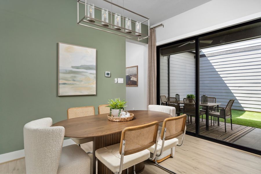 Representative furnished interior of a home built from the Colorado by Autograph Homes in Two Step Farm, Montgomery (Image 5).
