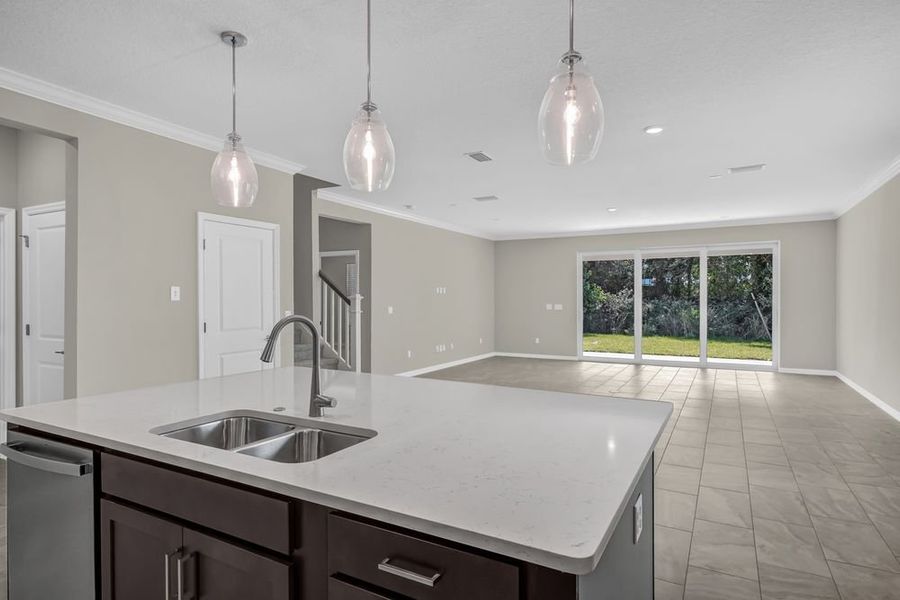 Furnished interior view inside a new home in Veranda Oaks, Port St. Lucie (Image 12).