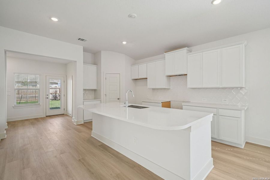 Furnished interior view inside a new home in Estancia Ranch - Premier Series, San Antonio (Image 11).