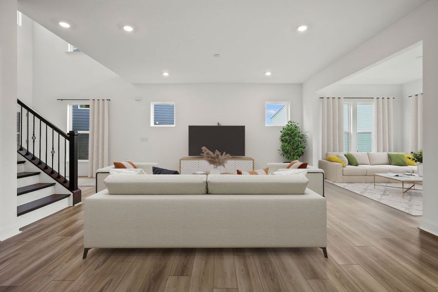 Leyton Gathering Room Pulte Home Builders Nashville