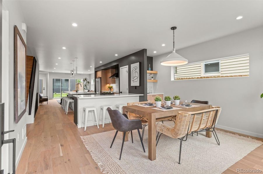 Open floor plan 1st floor