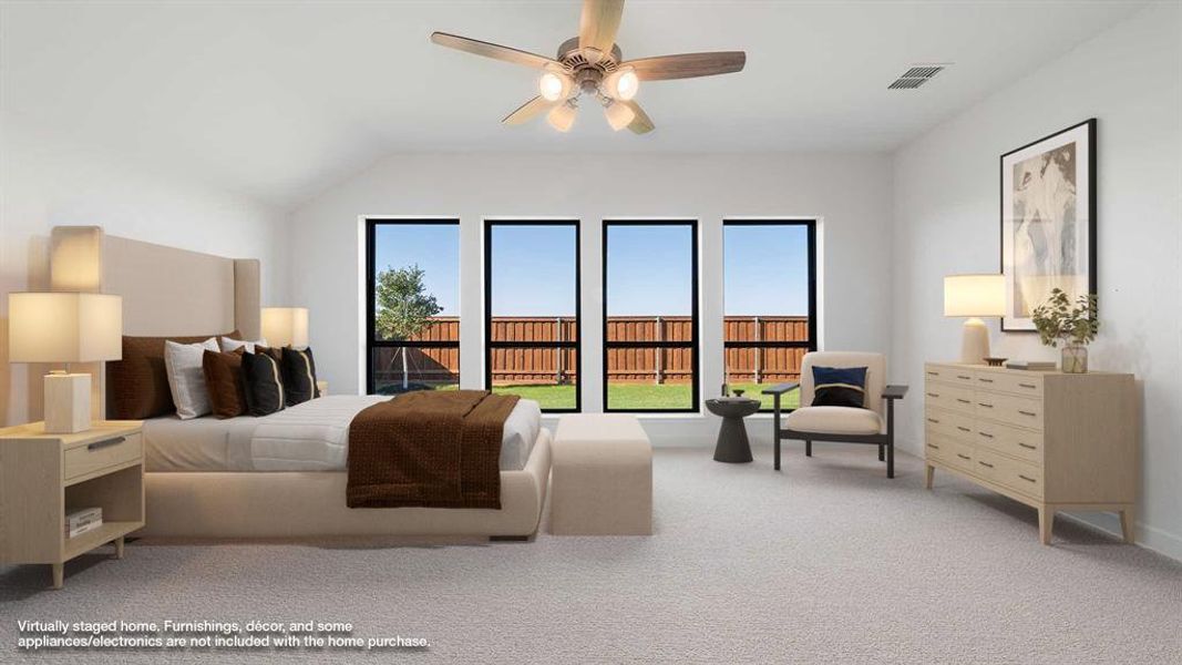 Furnished interior view inside a new home in Myrtle Creek 71', Waxahachie (Image 5). Furnished interior view inside a new home in Myrtle Creek 71', Waxahachie (Image 5).