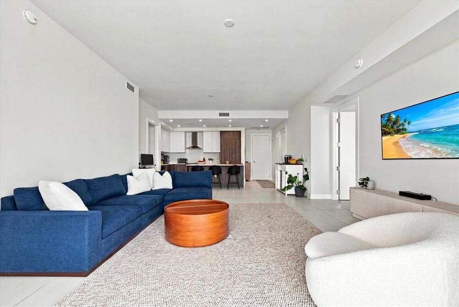 Furnished interior view inside a new home in , St. Petersburg (Image 53).