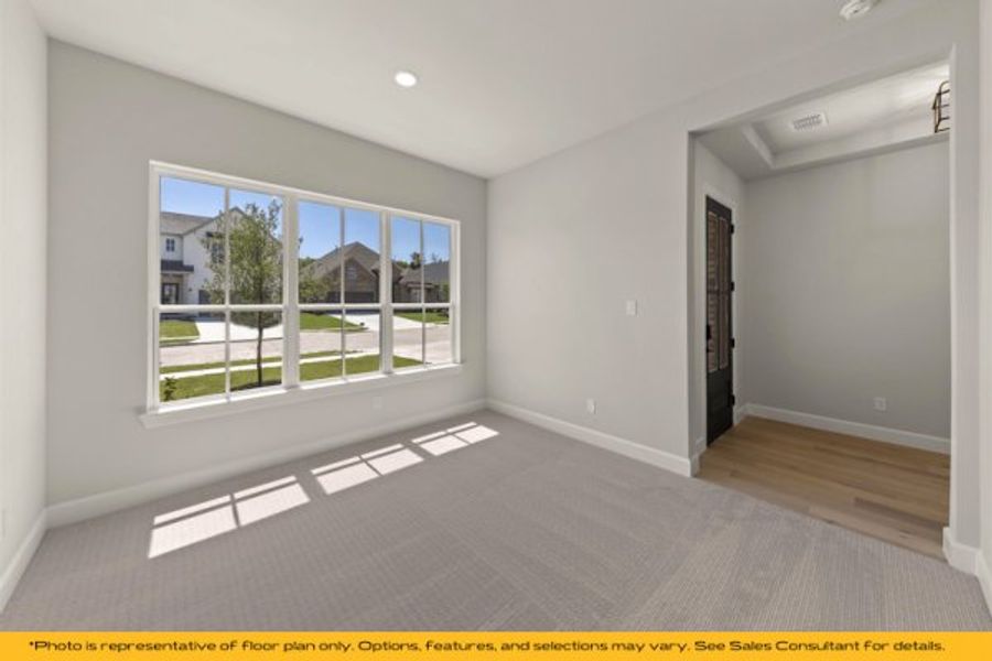 Representative unfurnished interior of a home built from the The Rio by Stonefield Homes in The Highlands, Rockwall (Image 20).