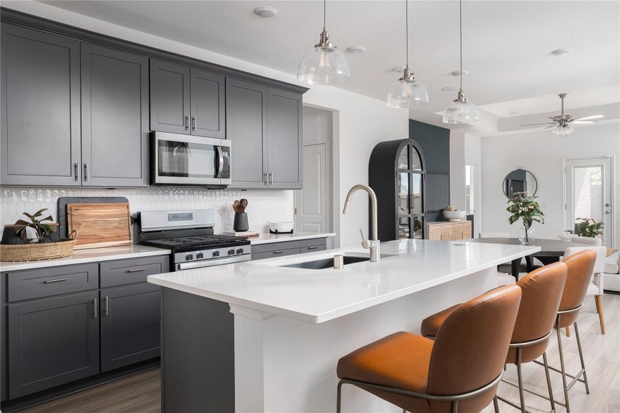 MODEL HOME images may NOT be consistent with the finished product.