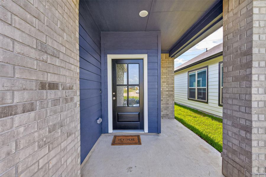 Exterior details and patio area of a home in Woodland Lakes, Huffman (Image 18). Exterior details and patio area of a home in Woodland Lakes, Huffman (Image 18).