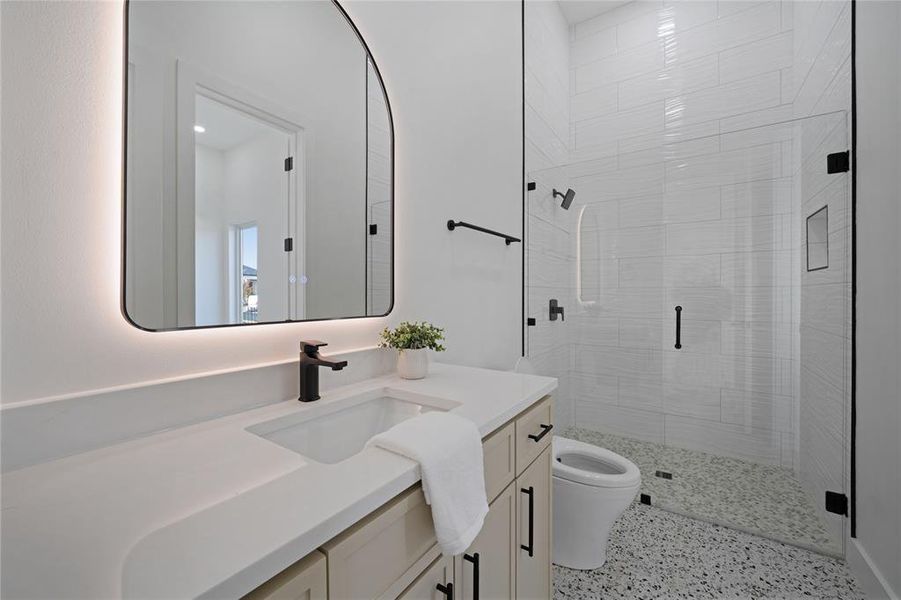 Furnished interior view inside a new home in , Heath (Image 34). Furnished interior view inside a new home in , Heath (Image 34).