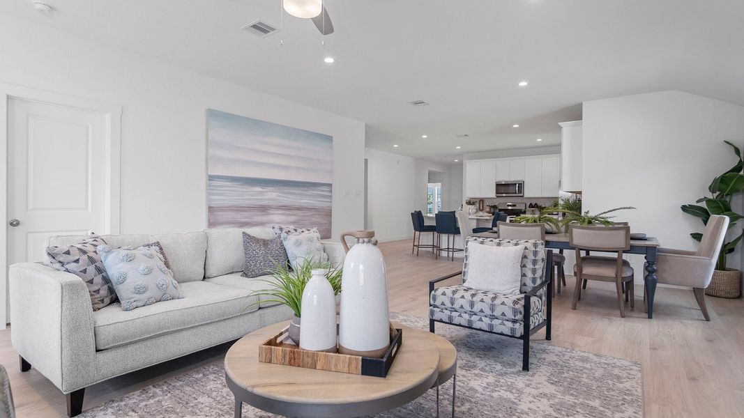 Furnished interior view inside a new home in Emberly, Beasley (Image 12).