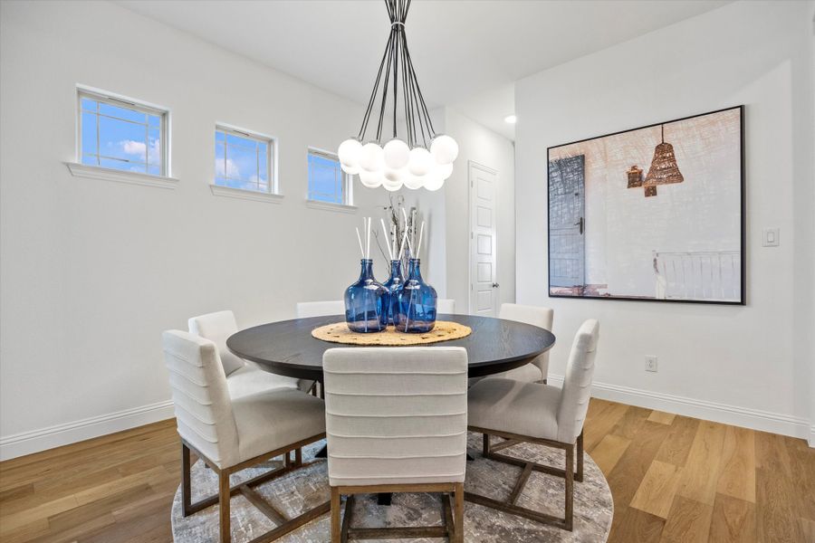 Furnished interior view inside a new home in Lake Shore Village, Rowlett (Image 7).