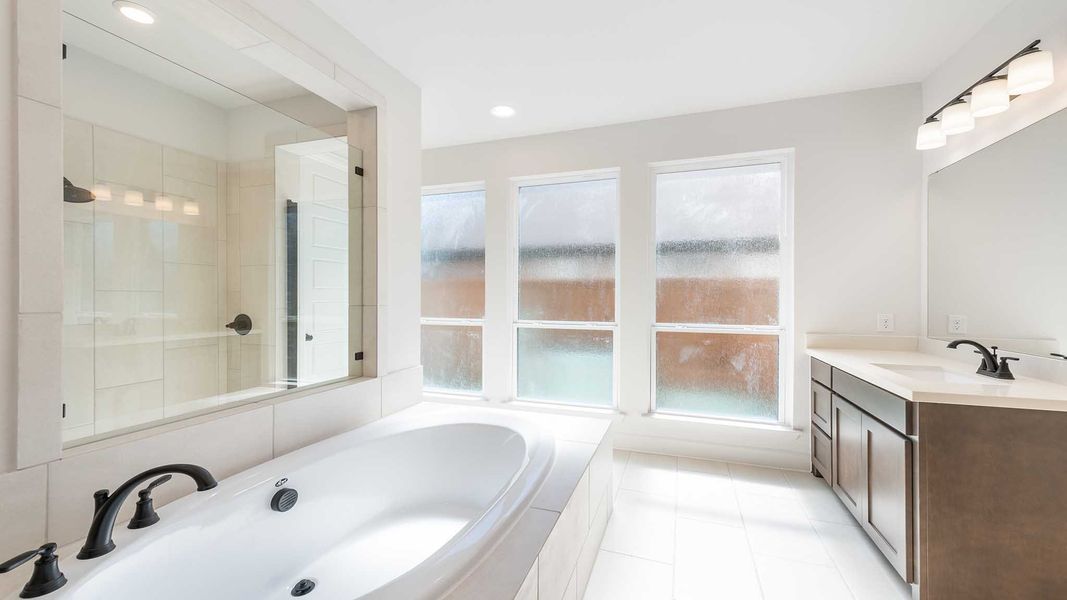 Furnished interior view inside a new home in The Parks at Wilson Creek, Celina (Image 10).