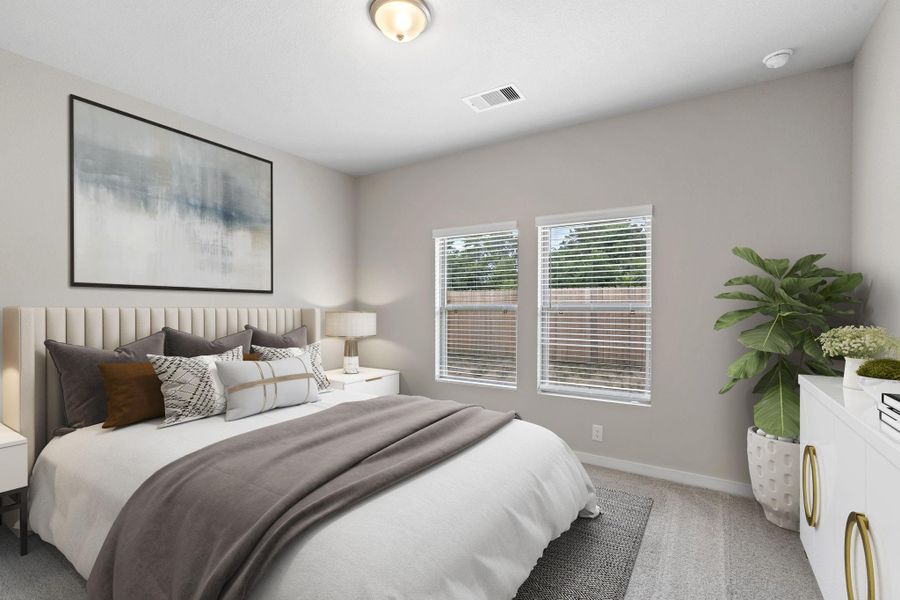 Furnished interior view inside a new home in River Ranch Trails, Dayton (Image 6). Furnished interior view inside a new home in River Ranch Trails, Dayton (Image 6).