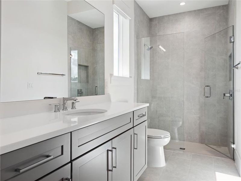 Furnished interior view inside a new home in Lake Sheen Sound, Orlando (Image 37).