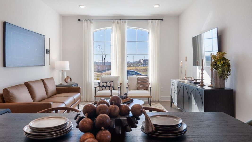 Furnished interior view inside a new home in Waterbend, Euless (Image 3).