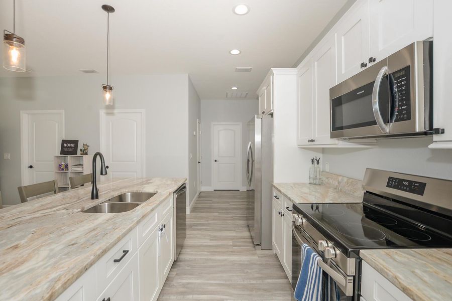Furnished interior view inside a new home in , Sebring (Image 7).