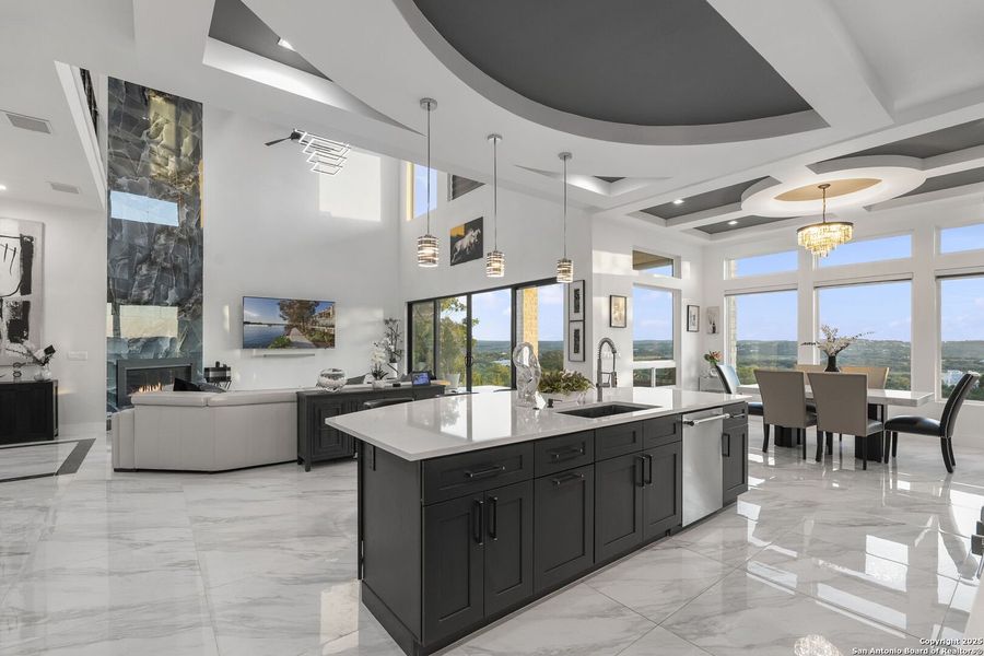 Furnished interior view inside a new home in , Spring Branch (Image 36).