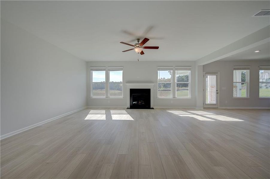 Spacious, unfurnished interior of a new home in Grandview at Millers Mill, Stockbridge (Image 21). Spacious, unfurnished interior of a new home in Grandview at Millers Mill, Stockbridge (Image 21).