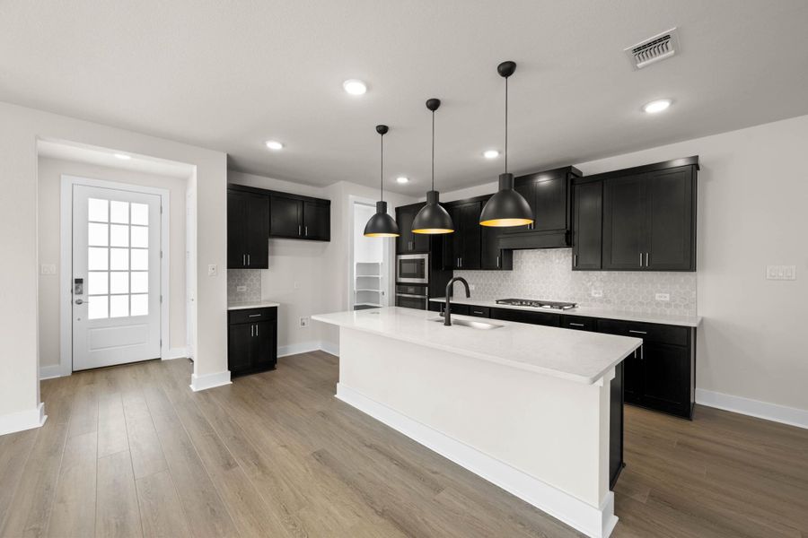 Furnished interior view inside a new home in Terrace Collection at Harvest, Argyle (Image 5). Furnished interior view inside a new home in Terrace Collection at Harvest, Argyle (Image 5).