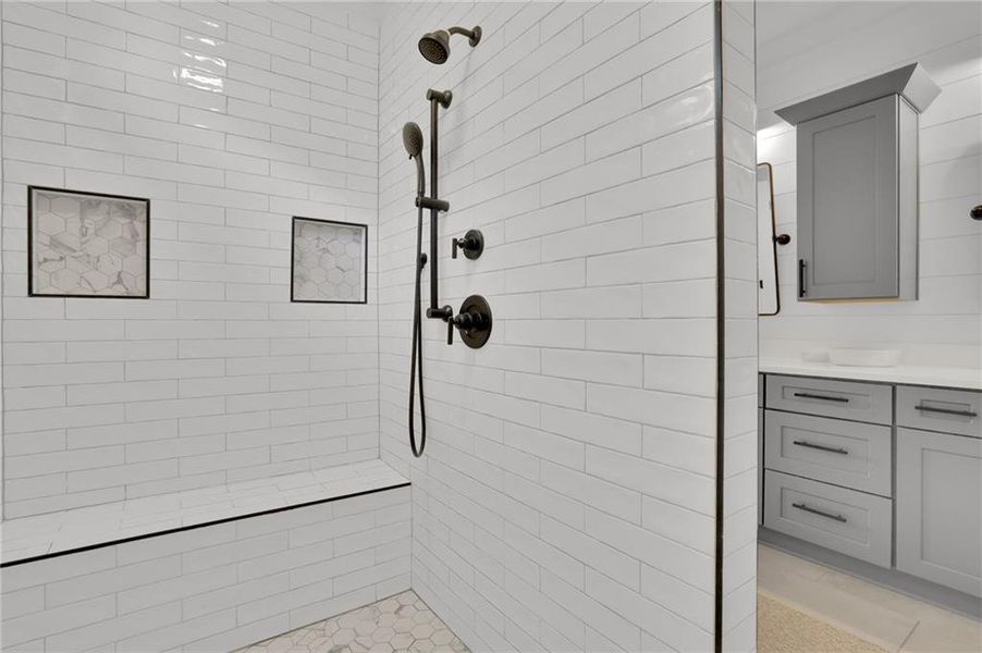 Close-up of interior finishes inside a home in , Canton (Image 20).