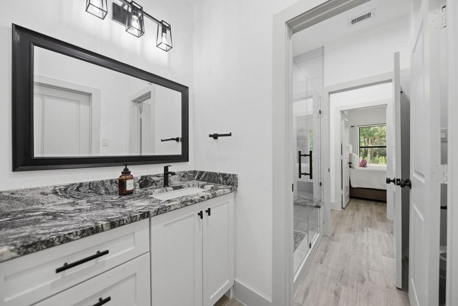 Furnished interior view inside a new home in , New Ulm (Image 18).