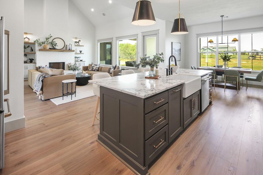 Furnished interior view inside a new home in , Bryan (Image 29).