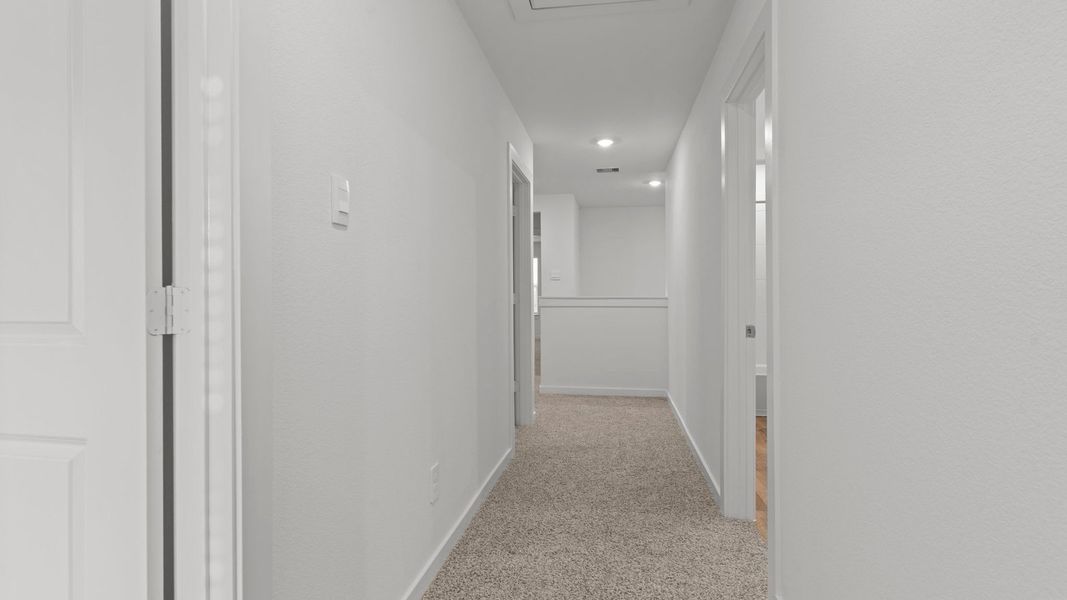 Spacious, unfurnished interior of a new home in Villarosa at Tamarron, Katy (Image 27).