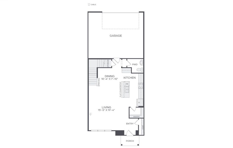 2D floor plan layout of this home in Mosaic, Prosper, TX (Image 5). 2D floor plan layout of this home in Mosaic, Prosper, TX (Image 5).