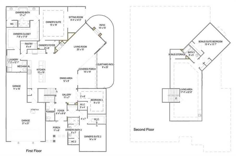 2D floor plan layout of this home in The Courtyards by The Manor, Alpharetta, GA (Image 5). 2D floor plan layout of this home in The Courtyards by The Manor, Alpharetta, GA (Image 5).