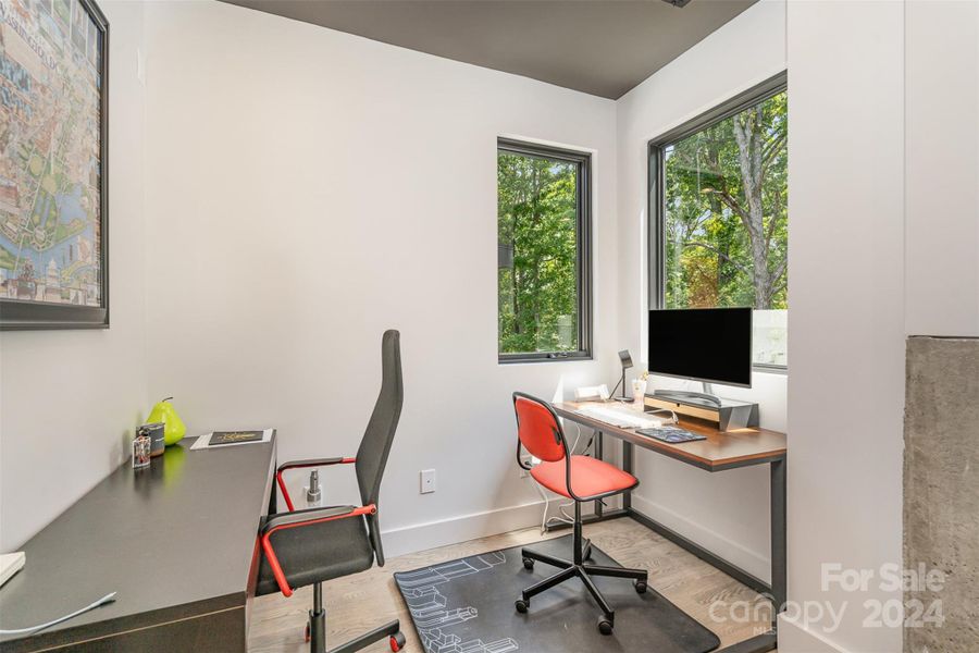 Master bedroom office space