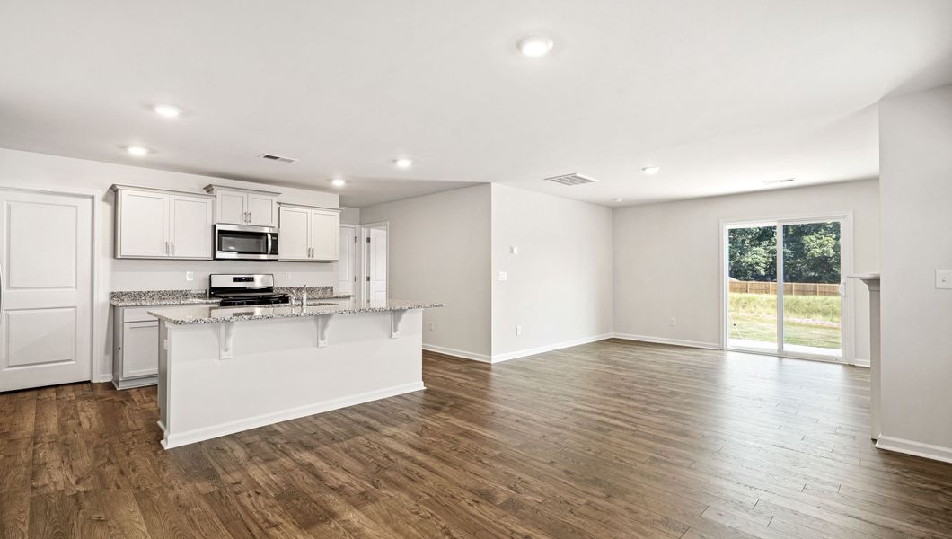 Furnished interior view inside a new home in Paddock Point, Roebuck (Image 5).