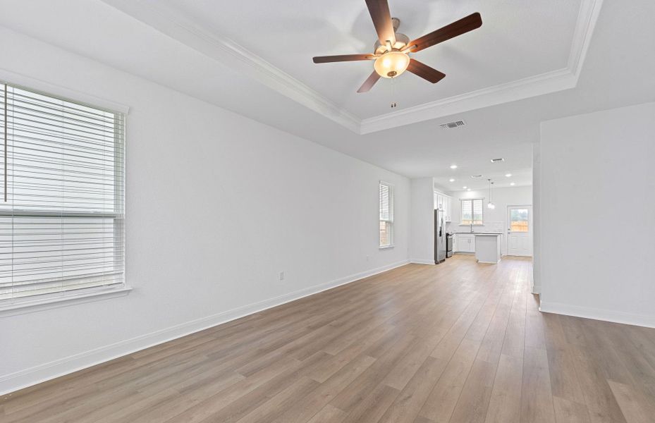 Spacious, unfurnished interior of a new home in Patterson Ranch, Georgetown (Image 18). Spacious, unfurnished interior of a new home in Patterson Ranch, Georgetown (Image 18).