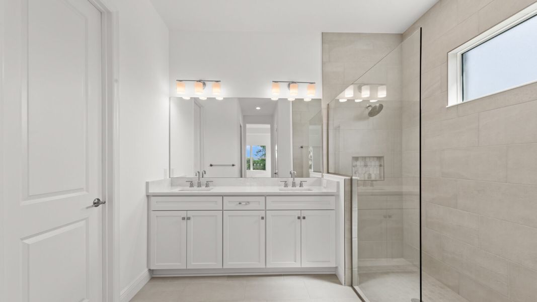 Furnished interior view inside a new home in Verandah, Fort Myers (Image 11).