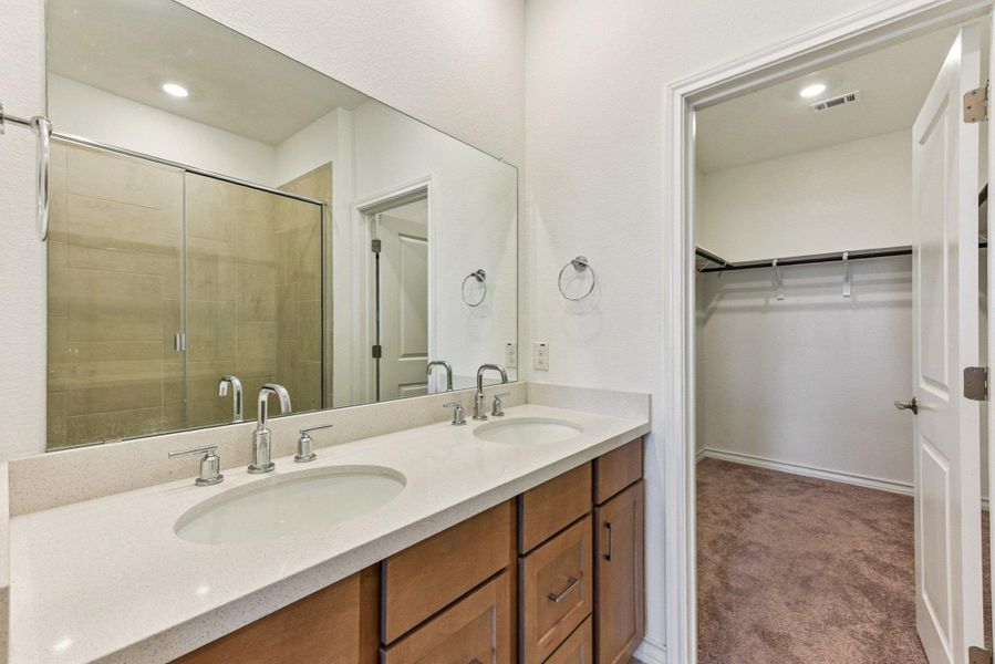 Furnished interior view inside a new home in Stonewall Ranch, Liberty Hill (Image 14).