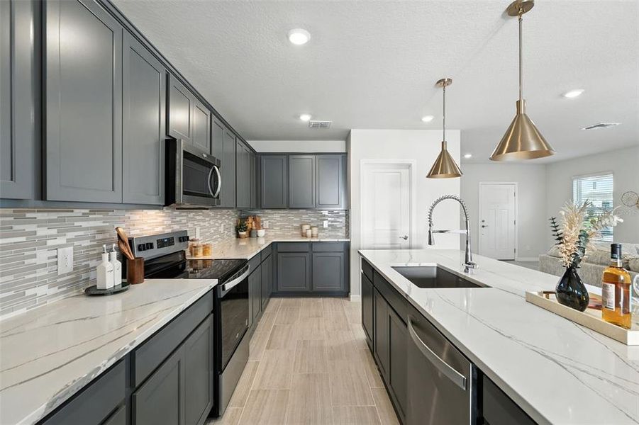 Furnished interior view inside a new home in Amelia Groves, St. Cloud (Image 31).